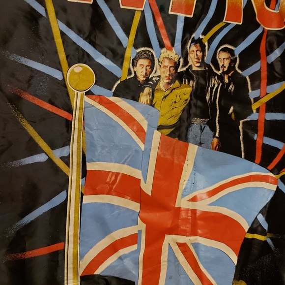 The Who Silk Flag Heavily Screened and Aged mid 1970's - Picture 5 of 10